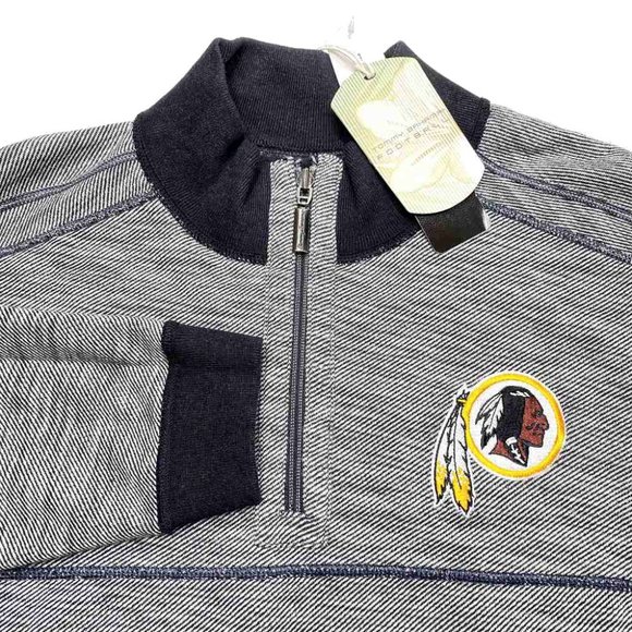 NWT Washington Redskins Tommy‎ Bahama Reversible Zip Sweatshirt - Picture 8 of 14